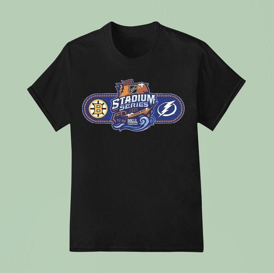 Nhl Stadium Series 2026 At Tampa Bay Matchup Boston Bruins Versus Tampa Bay Lightning Shirt
