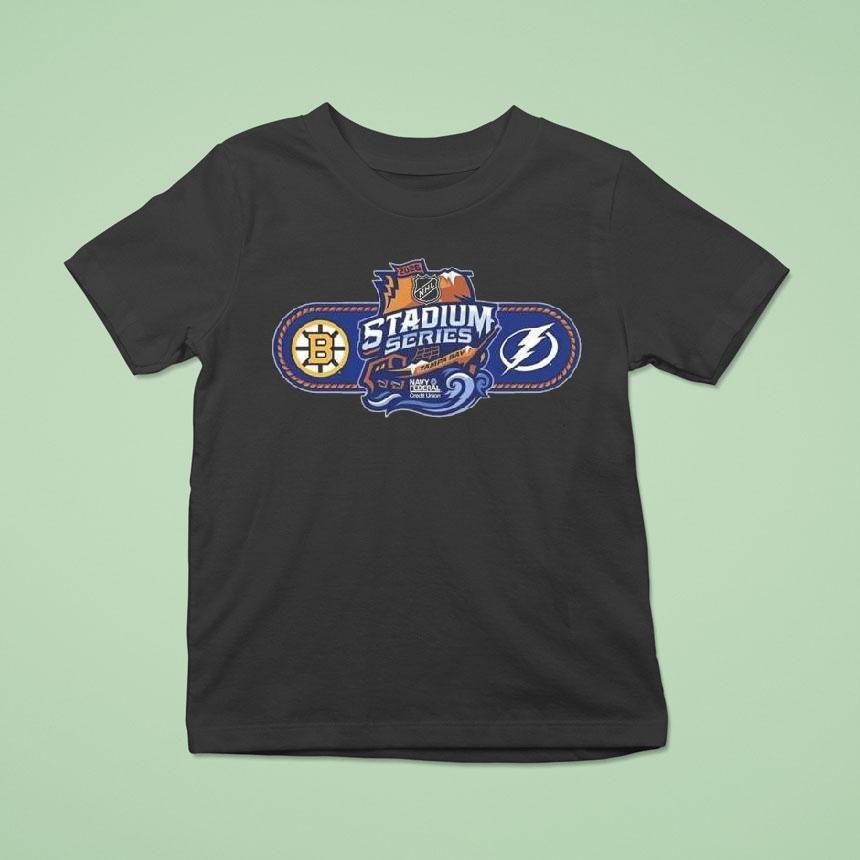 Nhl Stadium Series 2026 At Tampa Bay Matchup Boston Bruins Versus Tampa Bay Lightning Shirt