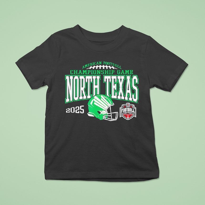 North Texas Mean Green American Football Championship Game 2025 Shirt