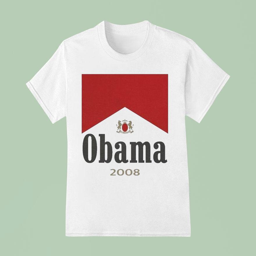 Obama 2008 Cigarettes Marlboro Shirt