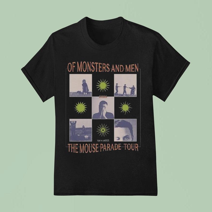 Of Monsters And Men The Mouse Parade Tour 2025 Shirt