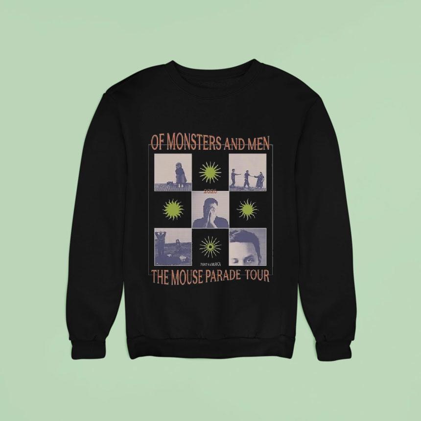 Of Monsters And Men The Mouse Parade Tour 2025 Shirt Of Monsters And Men The Mouse Parade Tour 2025 Shirt