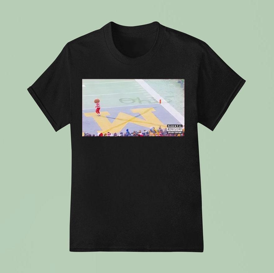 Ohio Snow Mascot Stadium Graphic Shirt