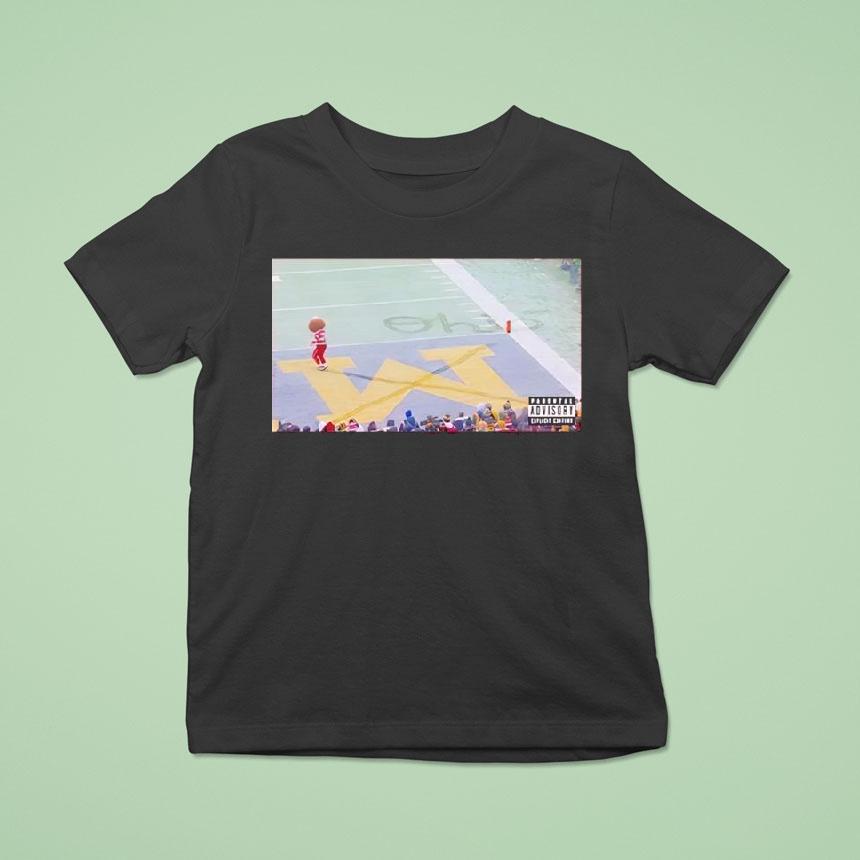 Ohio Snow Mascot Stadium Graphic Shirt