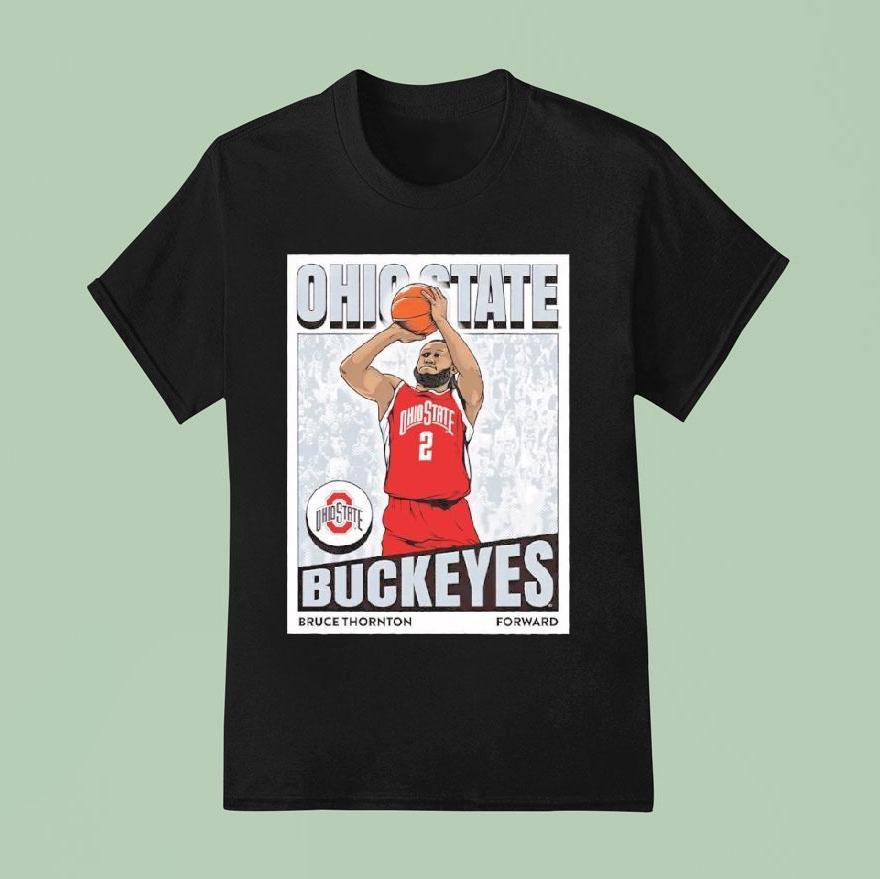 Ohio State Buckeyes Basketball #2 Bruce Thornton Icon Shirt