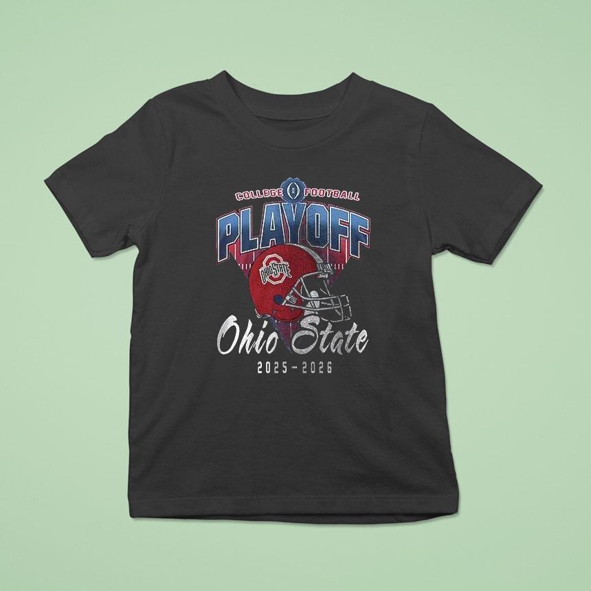 Ohio State Buckeyes College Football Playoff Helmet Go Buckeyes Mascot Shirt