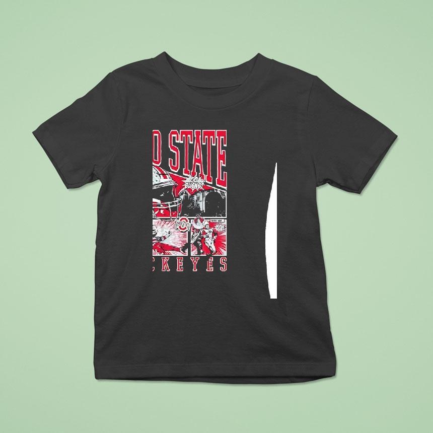 Ohio State Buckeyes Fight To The End We Love Brutus Comic Shirt