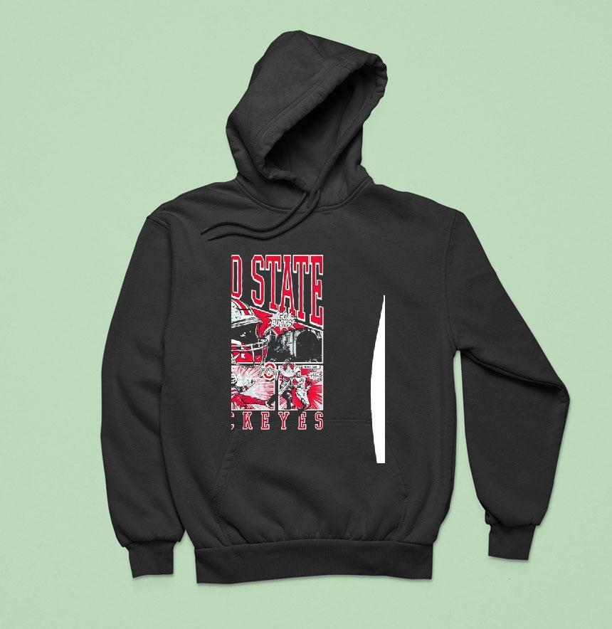 Ohio State Buckeyes Fight To The End We Love Brutus Comic Shirt Ohio State Buckeyes Fight To The End We Love Brutus Comic Shirt