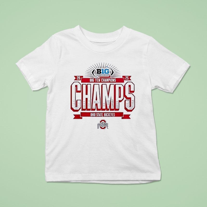 Ohio State Buckeyes Football Big Ten Championship 2025 Shirt