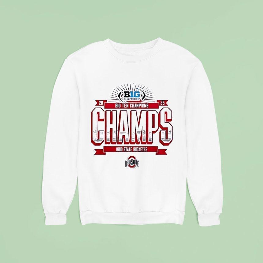Ohio State Buckeyes Football Big Ten Championship 2025 Shirt Ohio State Buckeyes Football Big Ten Championship 2025 Shirt