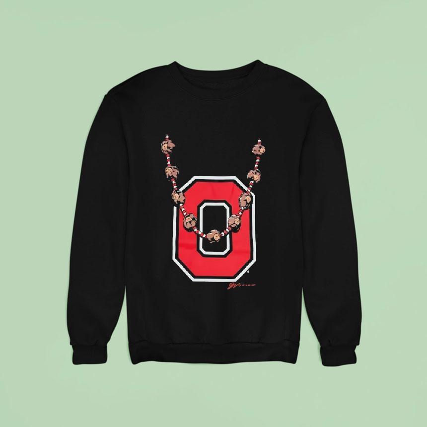 Ohio State Buckeyes Football Necklace Shirt Ohio State Buckeyes Football Necklace Shirt