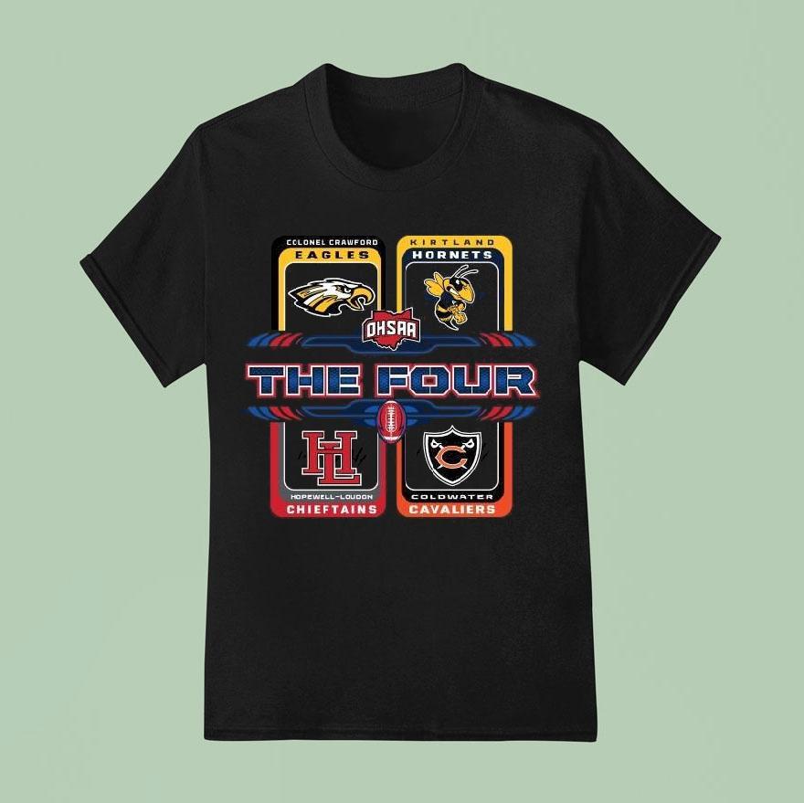 Ohsaa 2025 Div Vi Football Semifinals The Four Logo Shirt