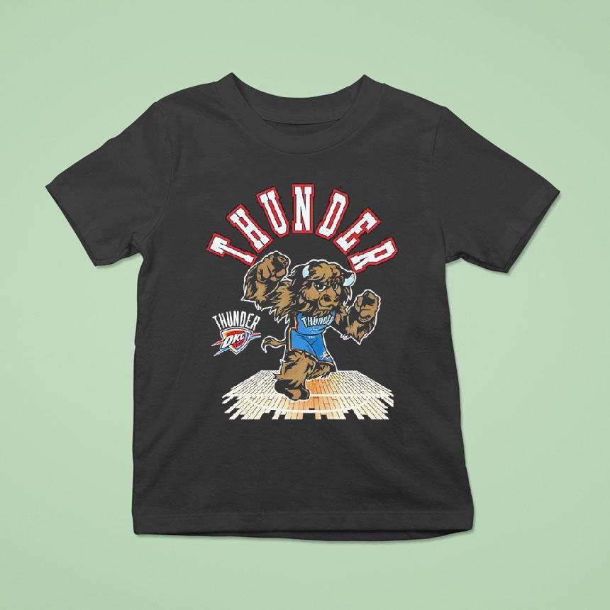 Oklahoma City Thunder Mascot Basketball Shirt
