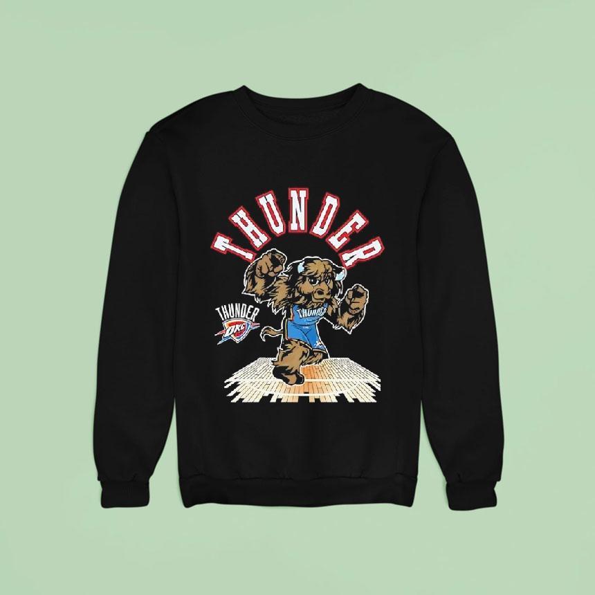 Oklahoma City Thunder Mascot Basketball Shirt Oklahoma City Thunder Mascot Basketball Shirt