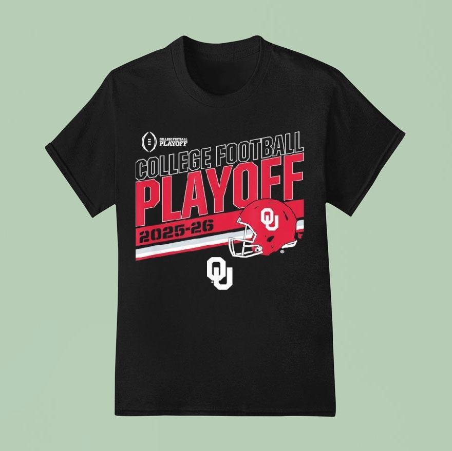 Oklahoma Sooners College Football Playoff Stripe Shirt