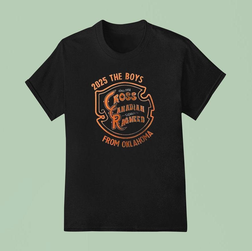 Oklahoma State Cowboys The Boys From Oklahoma Circa 1994 Cross Canadian Ragweed Shirt