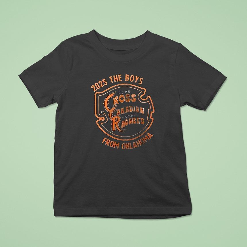 Oklahoma State Cowboys The Boys From Oklahoma Circa 1994 Cross Canadian Ragweed Shirt