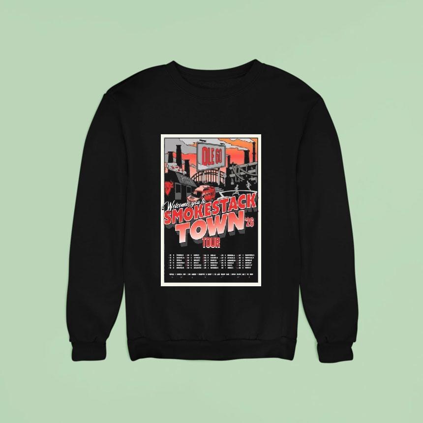 Ole 60 Welcomes You To Smokestack Town 2026 Tour Shirt Ole 60 Welcomes You To Smokestack Town 2026 Tour Shirt