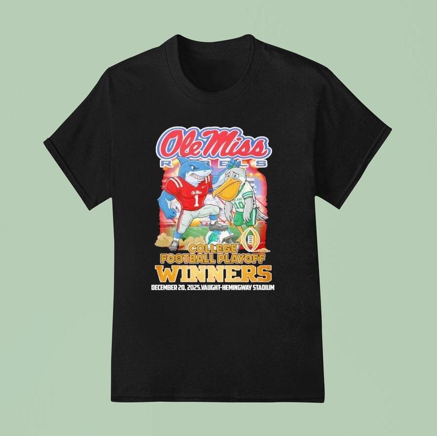 Ole Miss Rebels 2025 College Playoff Ncaa Winner Beat Tulane Shirt