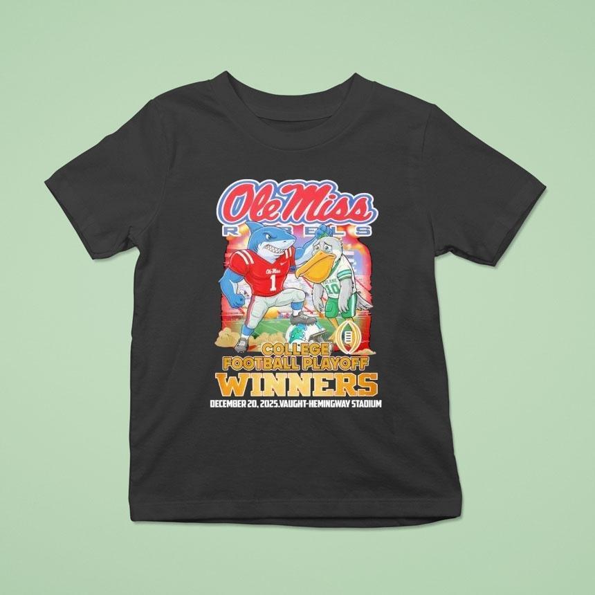 Ole Miss Rebels 2025 College Playoff Ncaa Winner Beat Tulane Shirt
