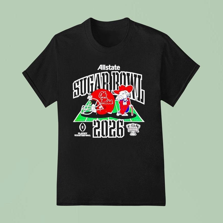 Ole Miss Rebels Football 2026 Cfp Sugar Bowl Shirt