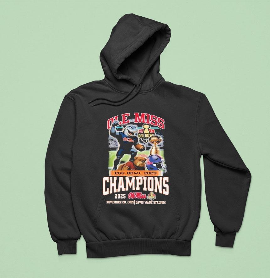 Ole Miss Rebels Stomp Mississippi State Bulldogs Egg Bowl Champions 2025 Davis Wade Stadium Winner Mascot Trophy Shirt Ole Miss Rebels Stomp Mississippi State Bulldogs Egg Bowl Champions 2025 Davis Wade Stadium Winner Mascot Trophy Shirt