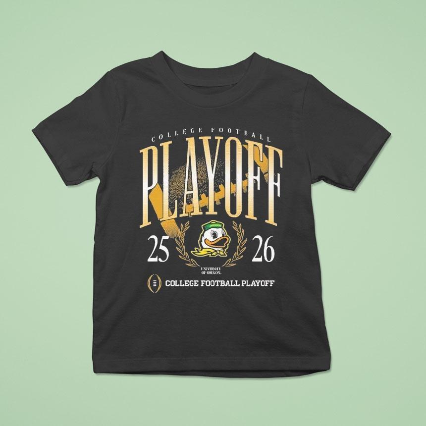 Oregon Ducks 2025-2026 College Football Playoff Mascot Shirt