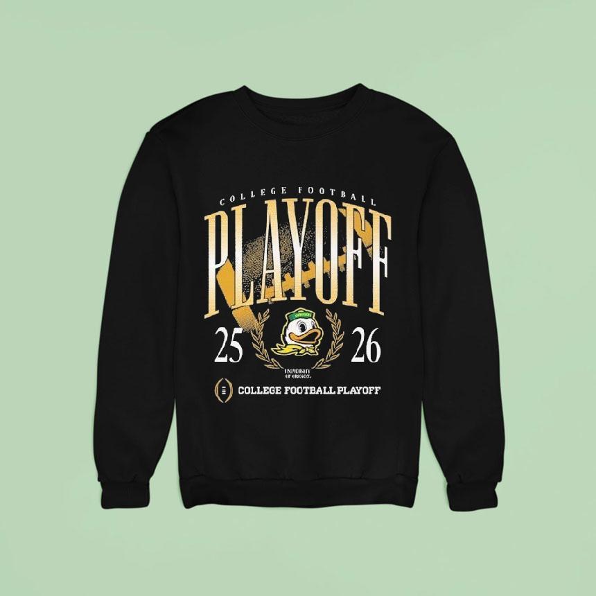 Oregon Ducks 2025-2026 College Football Playoff Mascot Shirt Oregon Ducks 2025-2026 College Football Playoff Mascot Shirt
