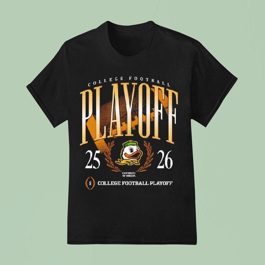 Oregon Ducks ’25-’26 College Football Playoff Shirt