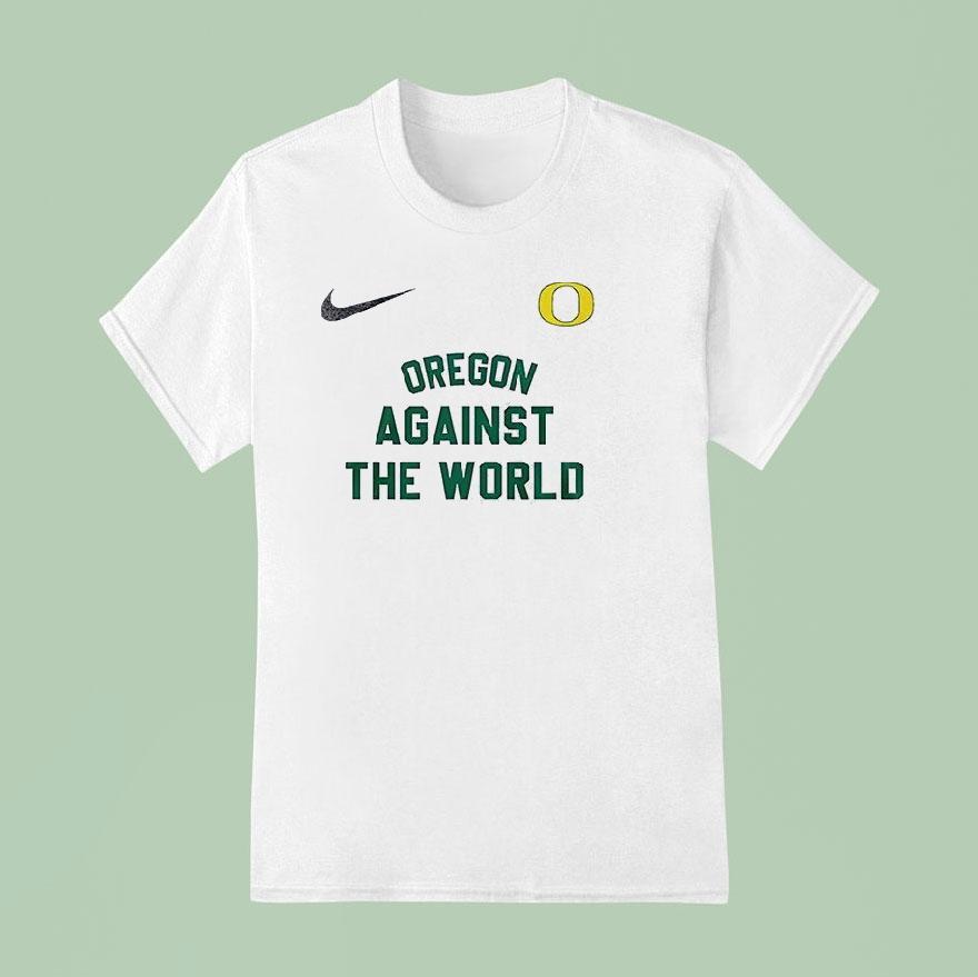 Oregon Ducks Against The World Mascot Shirt