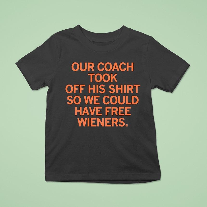 Our Coach Took Off His Shirt