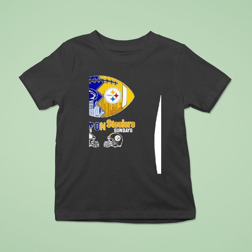 Penn State Nittany Lions On Saturdays And Pittsburgh Slers On Sundays Football Shirt