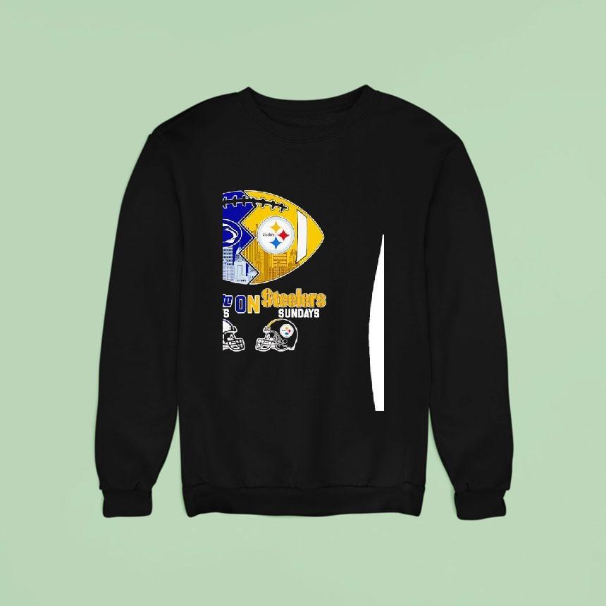 Penn State Nittany Lions On Saturdays And Pittsburgh Slers On Sundays Football Shirt Penn State Nittany Lions On Saturdays And Pittsburgh Slers On Sundays Football Shirt