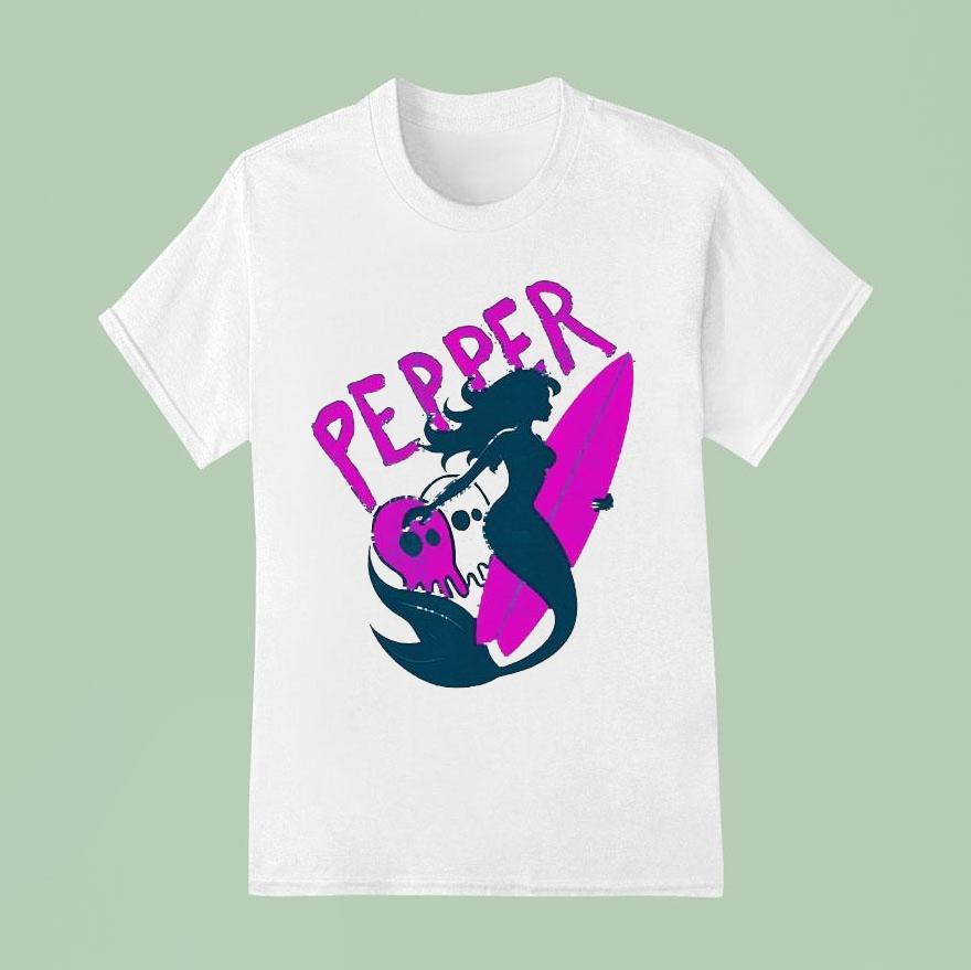 Pepper Sapphire Skullconut Mermaid Shirt