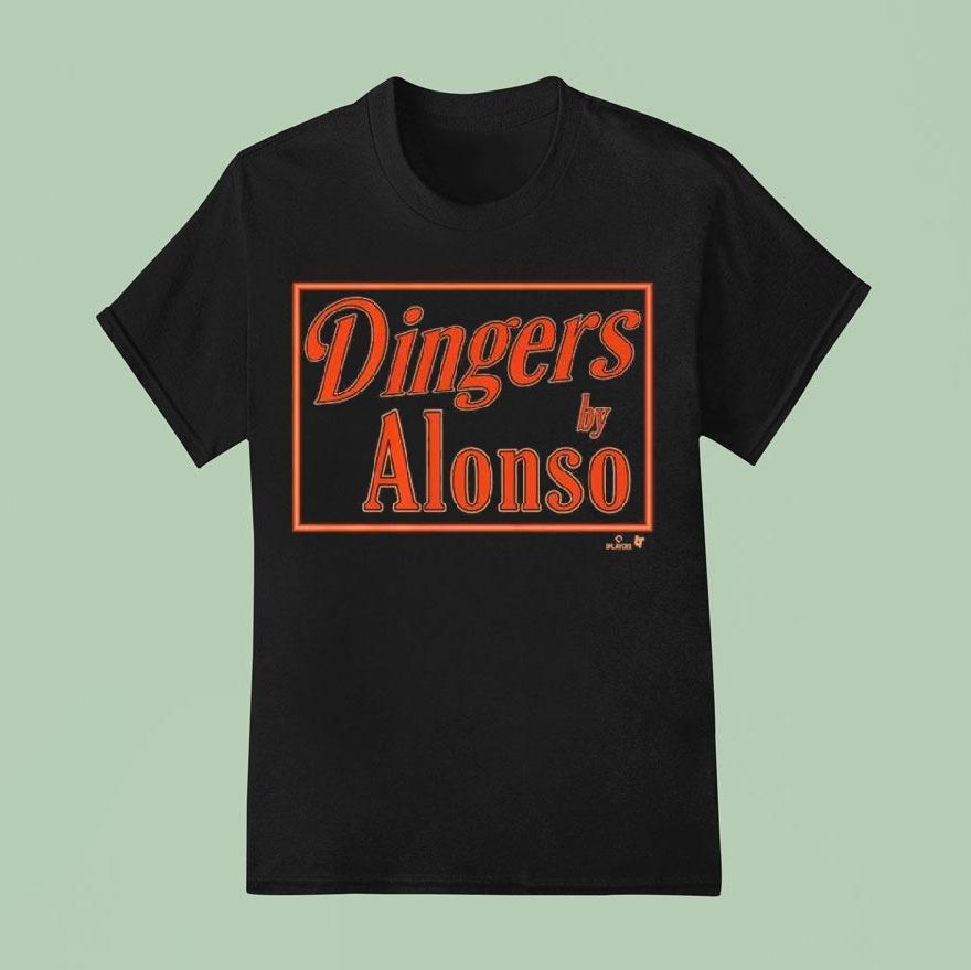 Pete Alonso Baltimore Dingers Sign Shirt