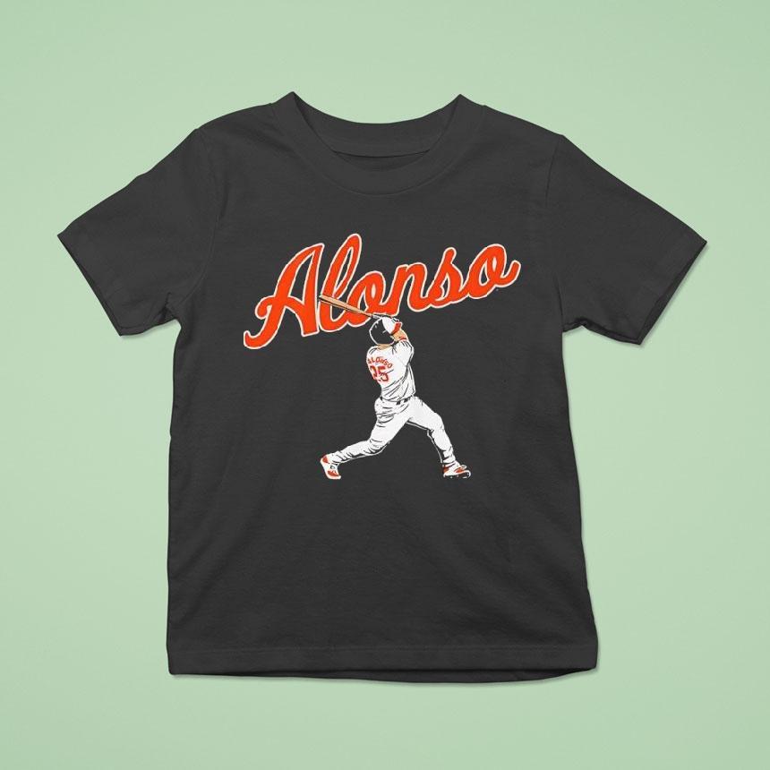 Pete Alonso Baltimore Slugger Swing Shirt