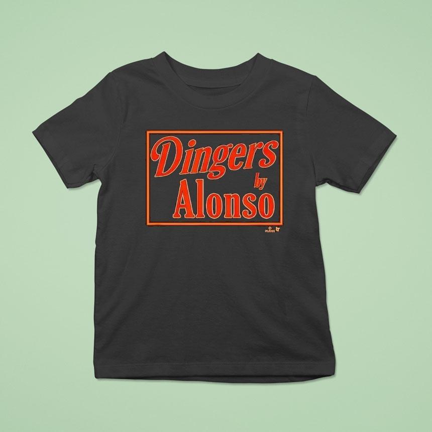 Pete Alonso Dingers Sign Baltimore Baseball Shirt