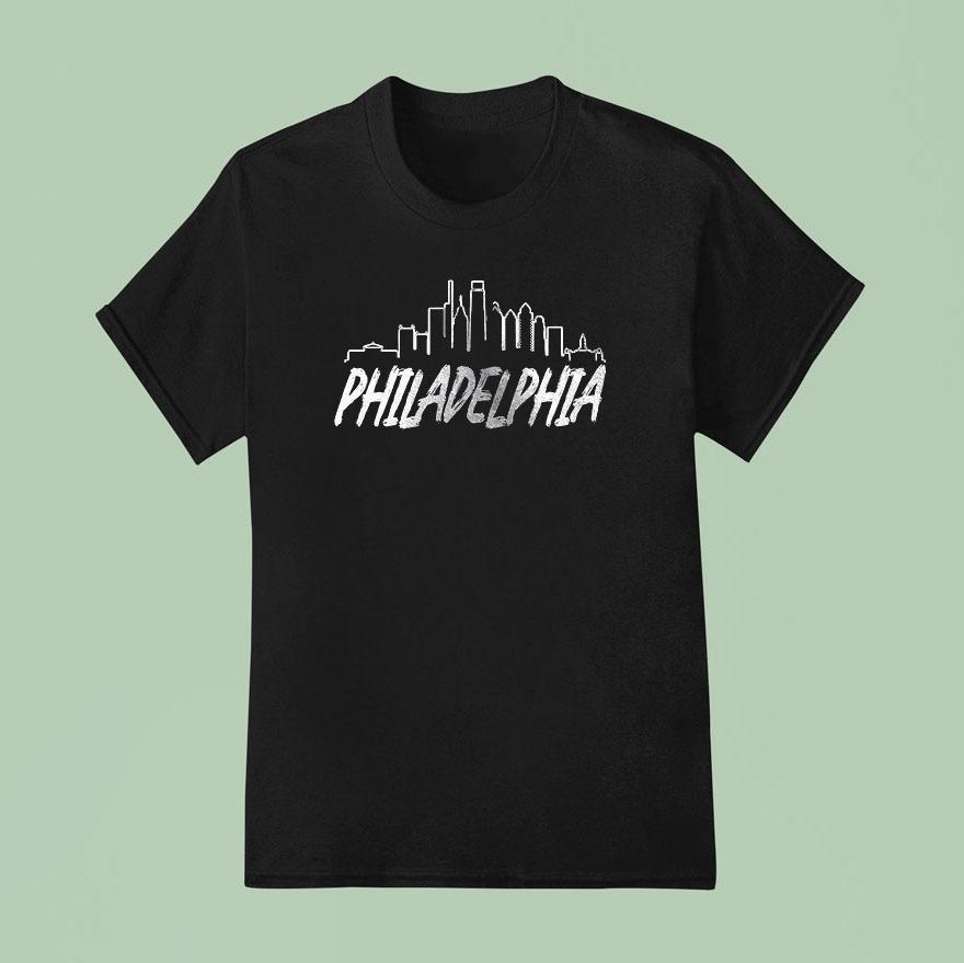 Philadelphia Eagles City Skyline Logo Shirt