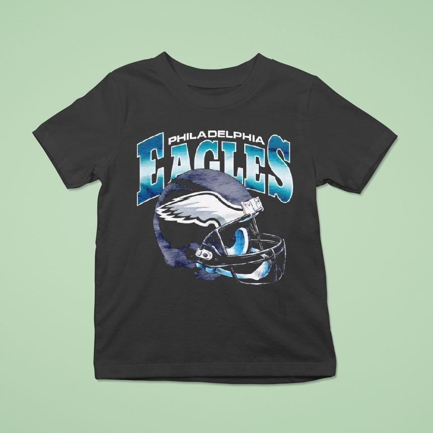 Philadelphia Eagles Gradient Helmet Shirt