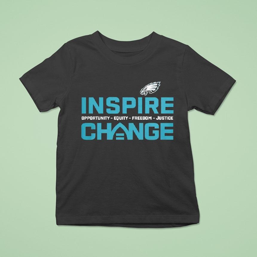 Philadelphia Eagles Inspire Change Equity Justice Shirt