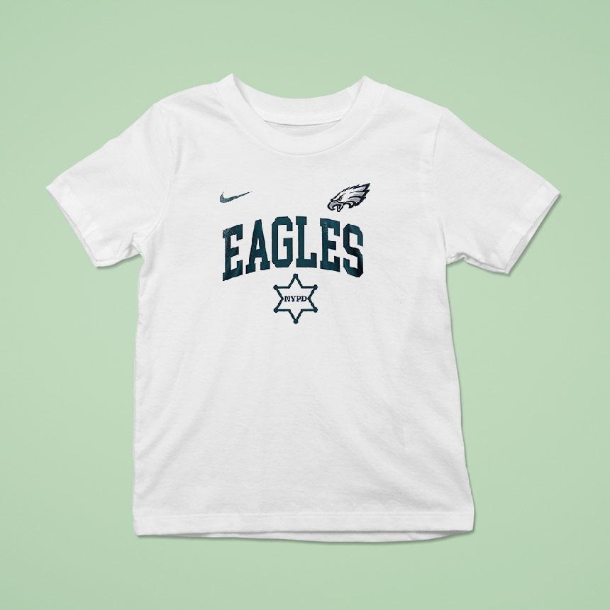 Philadelphia Eagles Nypd 180th Anniversary Commitment Honor And Service Logo Shirt
