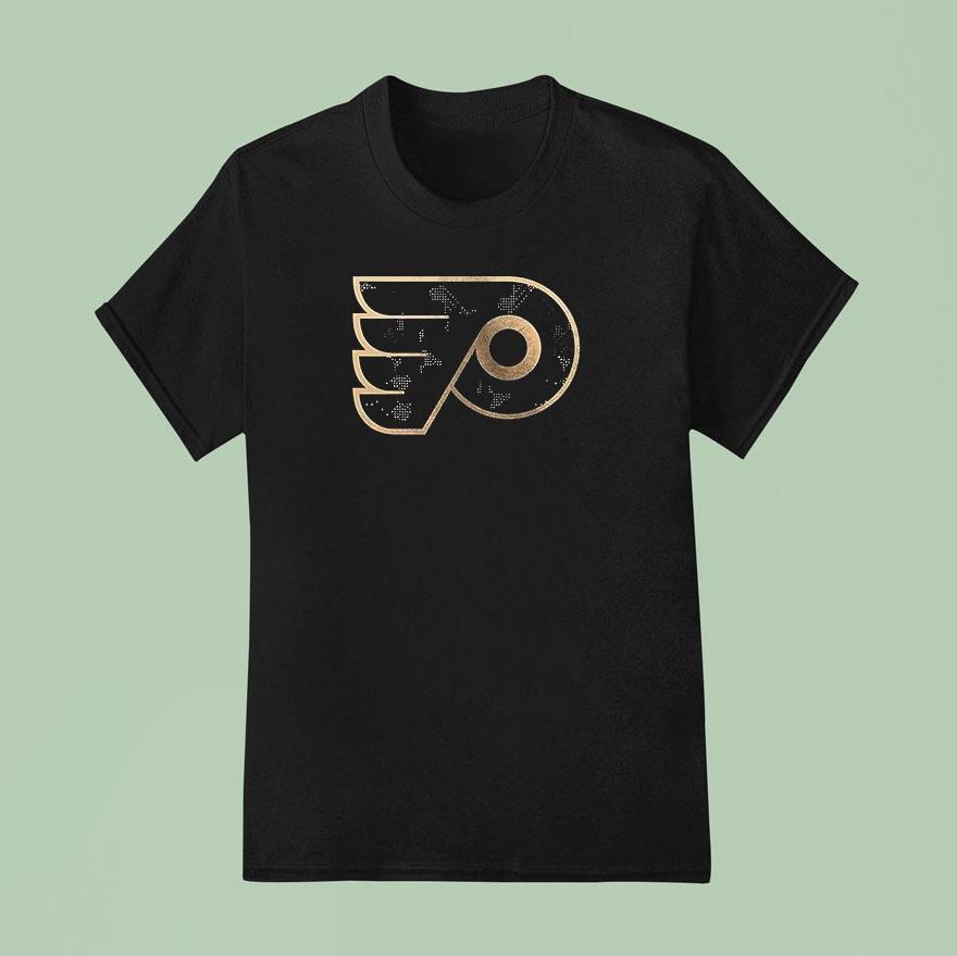 Philadelphia Flyers Brick By Brick Logo Shirt