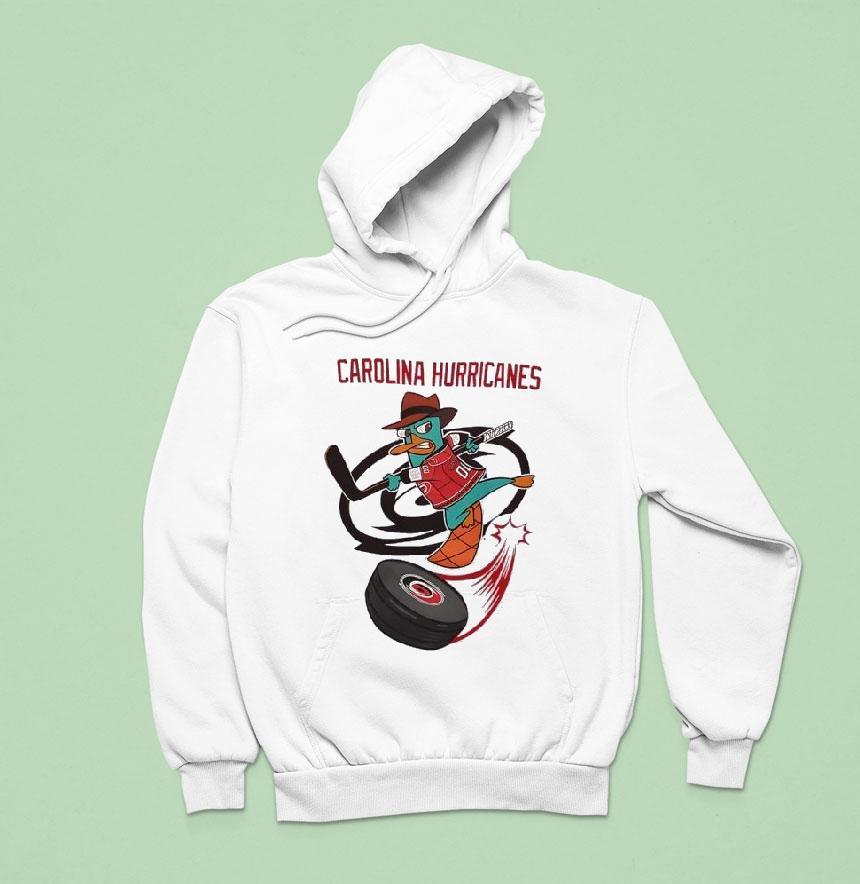 Phineas And Ferb Perry Carolina Hurricanes Hockey Shirt Phineas And Ferb Perry Carolina Hurricanes Hockey Shirt