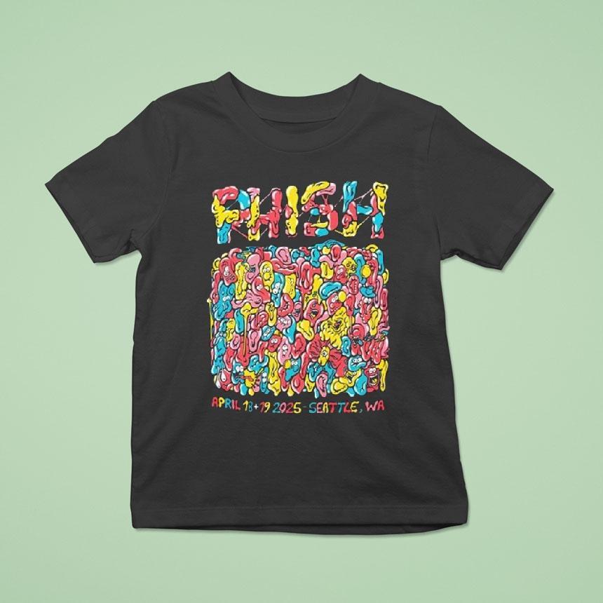 Phish Seattle Gum Wall Spring Tour 2025 Shirt