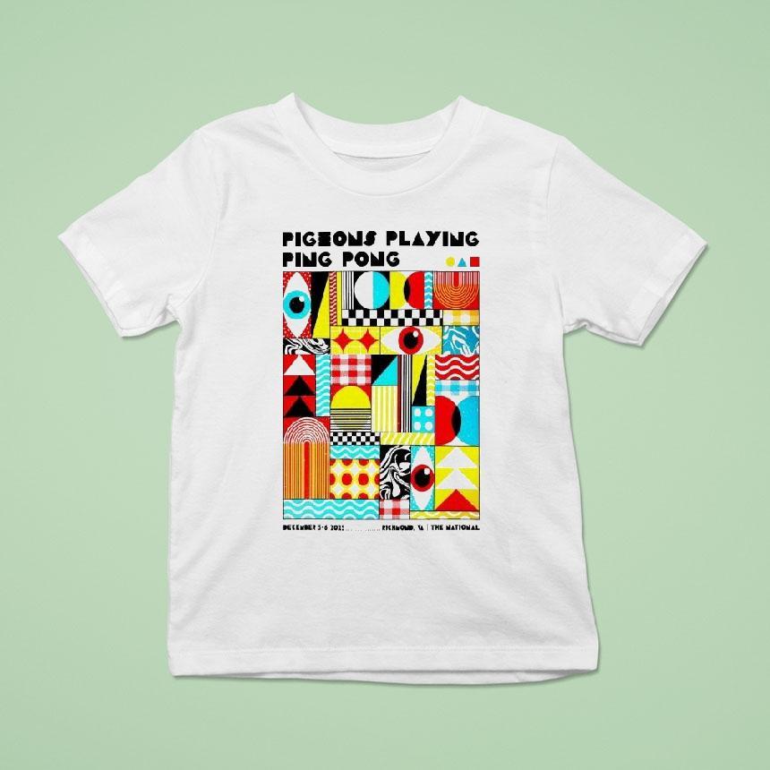 Pigeons Playing Ping Pong Dec 5-6 2025 The National Richmond Va Shirt