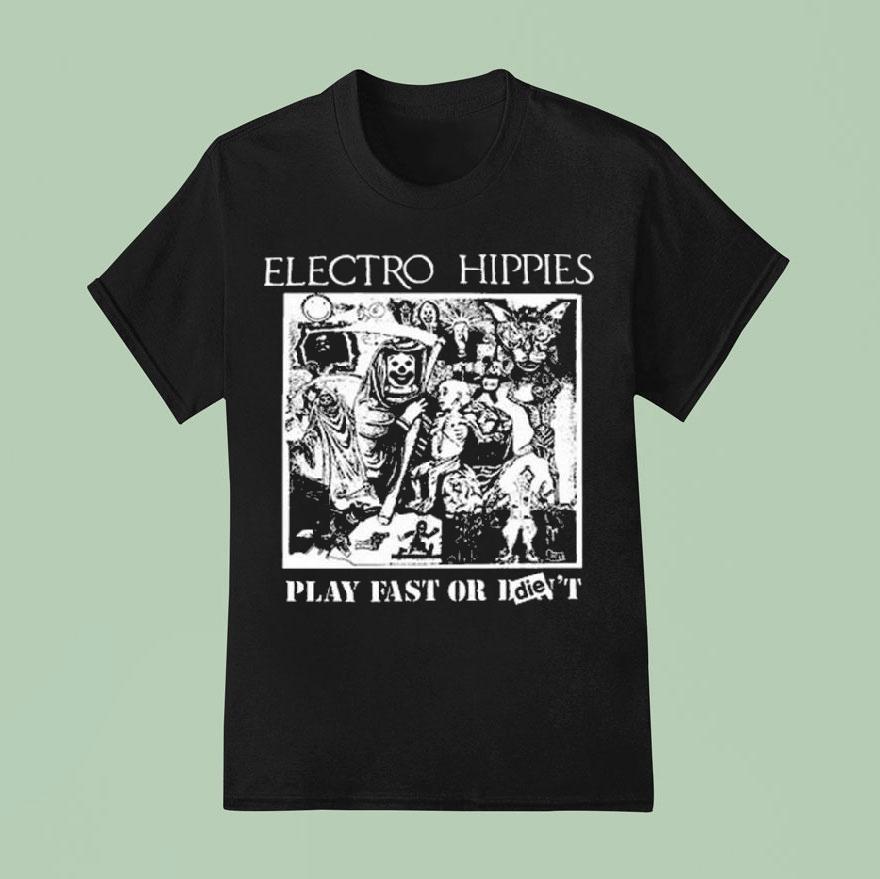 Piled Flesh Electro Hippies Shirt