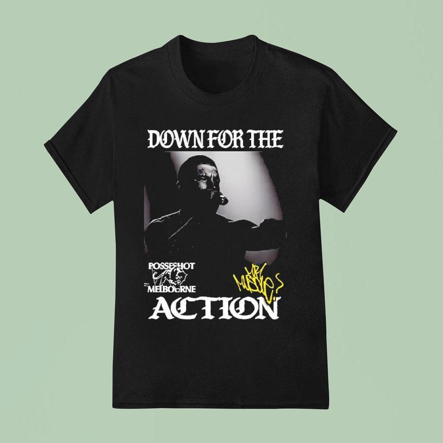 Posseshot Melbourne Down For The Action Shirt