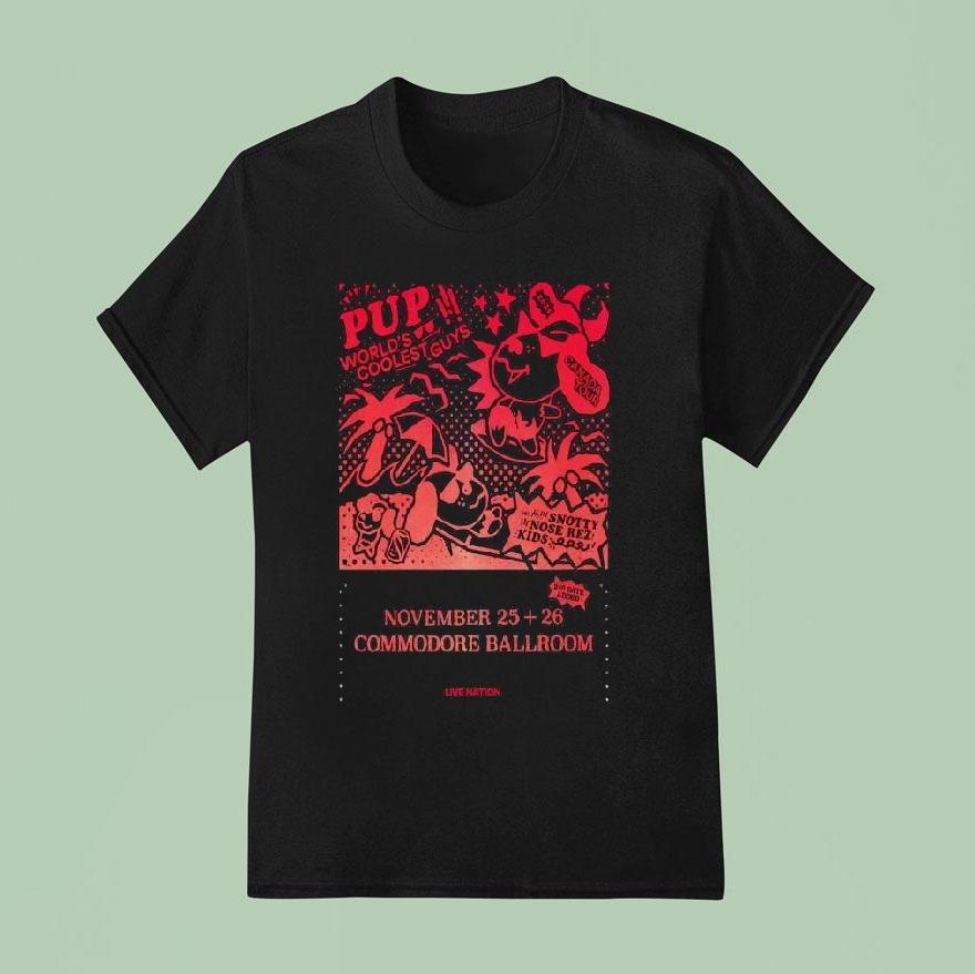 Pup The Band Vancouver, Bc November 25-26 2025 Shirt