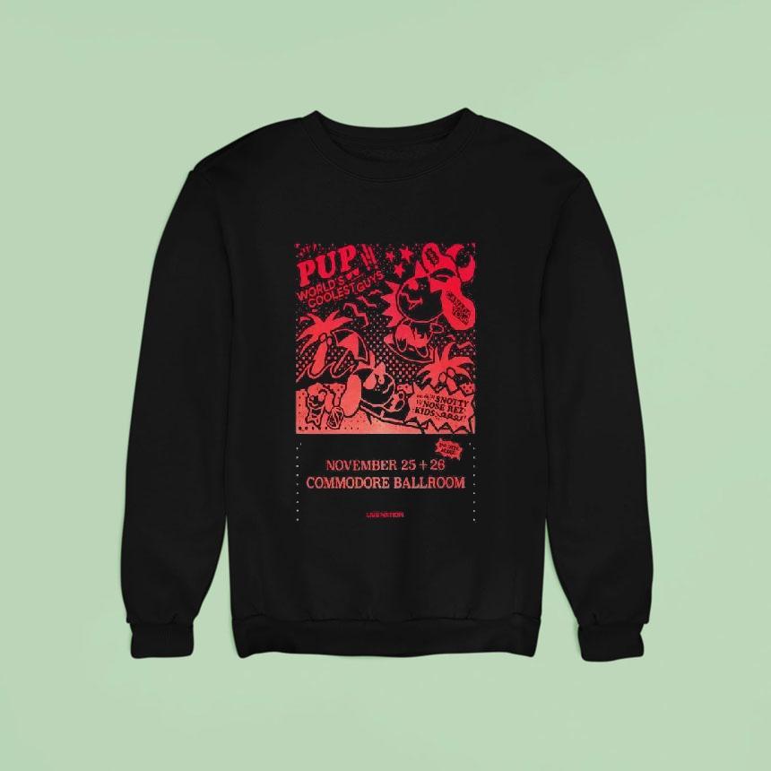 Pup The Band Vancouver, Bc November 25-26 2025 Shirt Pup The Band Vancouver, Bc November 25-26 2025 Shirt