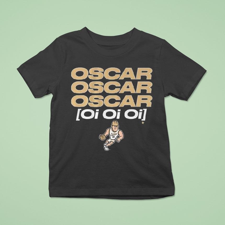 Purdue Basketball Oscar Cluff Oi Oi Oi Shirt